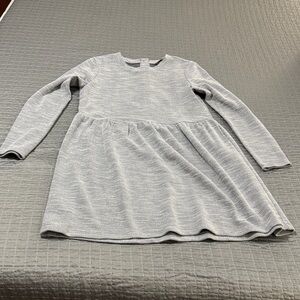 LOFT Gray Long Sleeve Dress